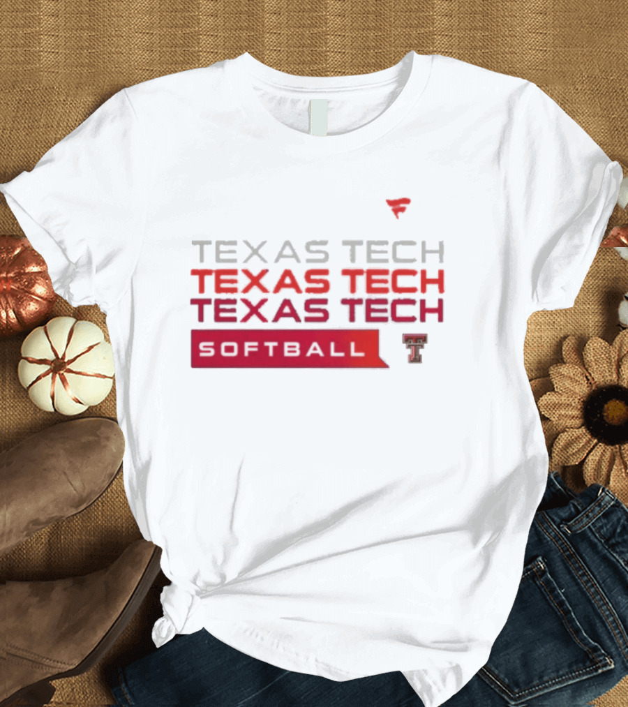 Texas Tech Red Raiders Softball Tri Blend College Hype T-Shirt