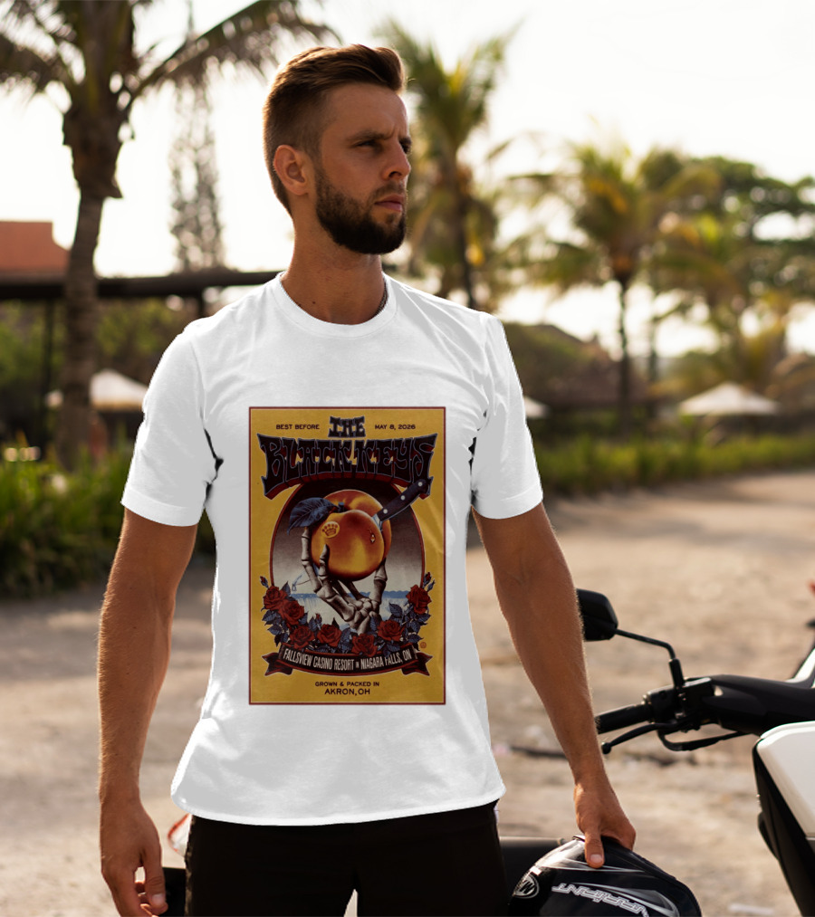 The Black Keys Fallsview Casino Resort Niagara Falls ON May 8 2026 Akron OH T-Shirt