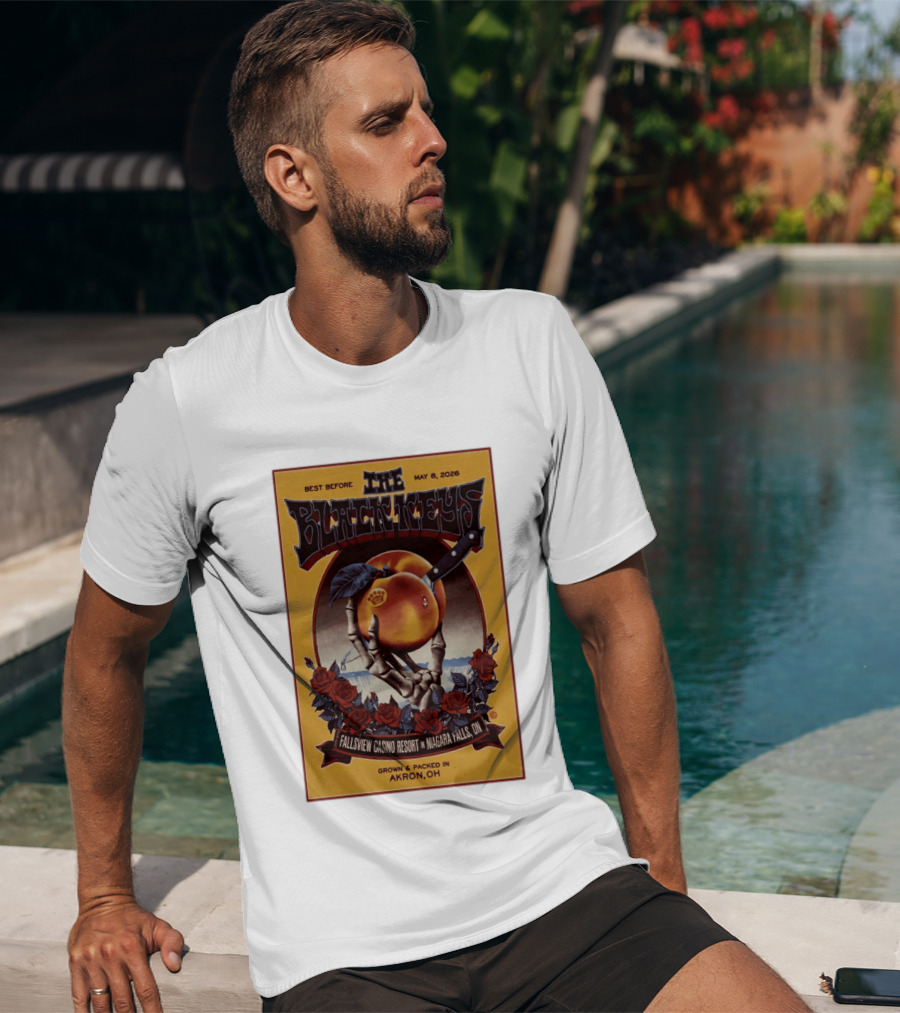 The Black Keys Fallsview Casino Resort Niagara Falls ON May 8 2026 Akron OH T-Shirt