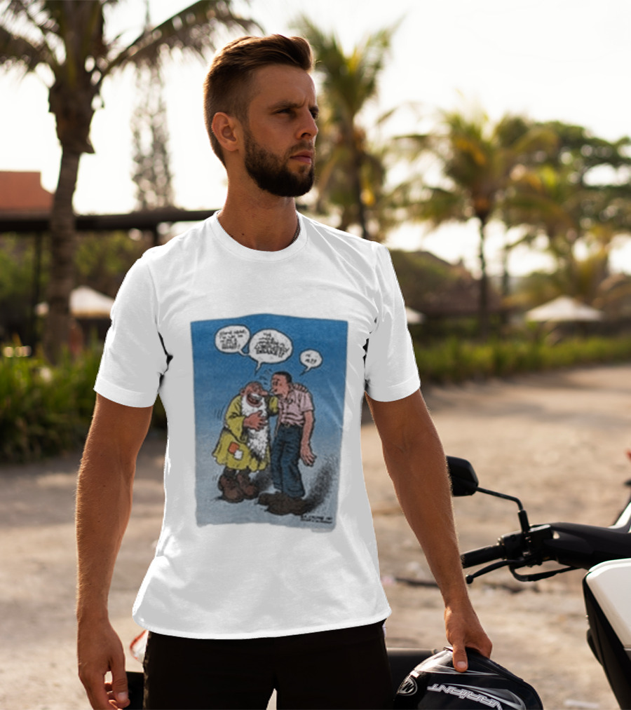 Barn Owl Seattle 1987 R. Crumb Mr Natural Comic Speech Bubbles T-Shirt