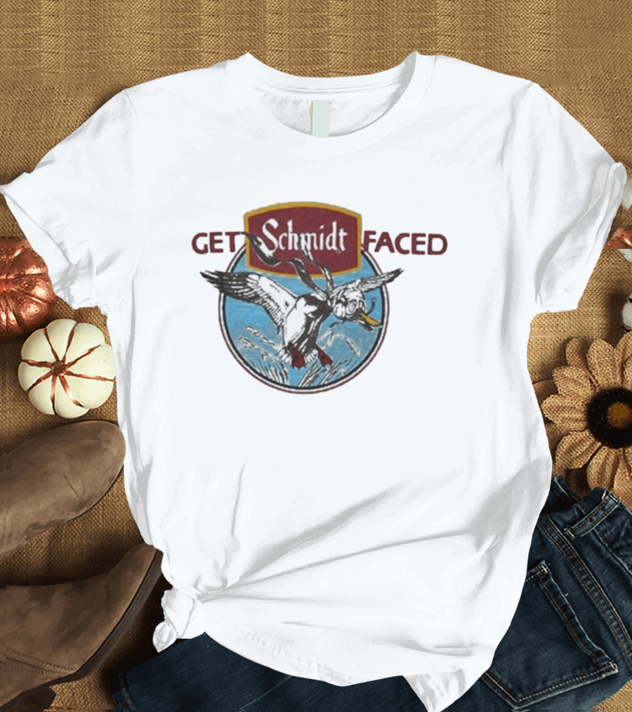 Schmidt Beer Get Schmidt Faced Goose T-Shirt