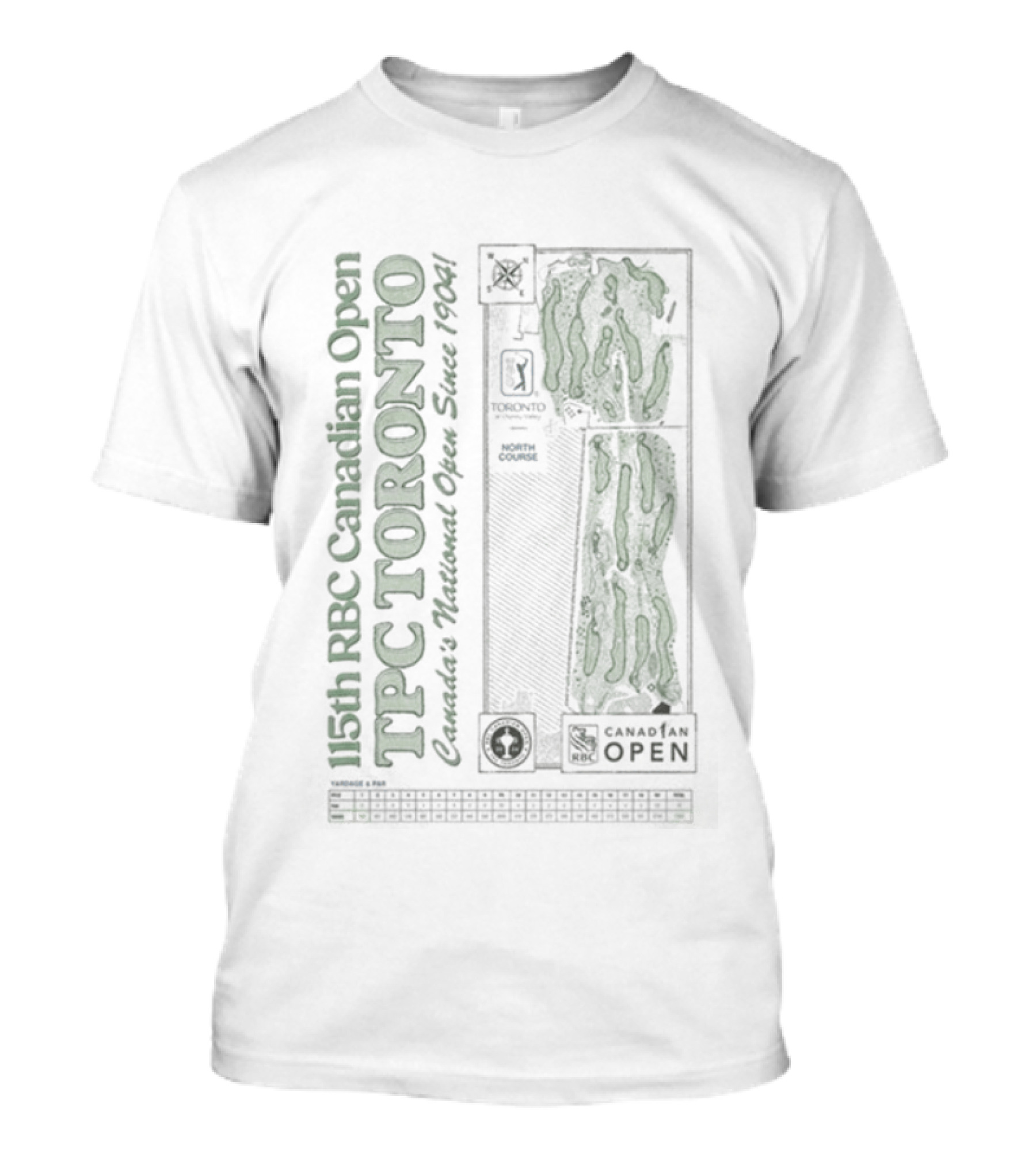 RBC Canadian Open TPC Toronto St George's Golf 1904 T-Shirt
