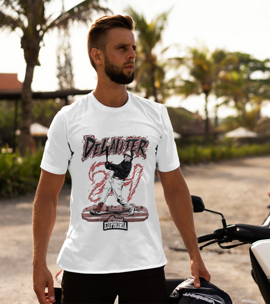DeLauter Cosmic Euphoria Red Swing 21 T-Shirt