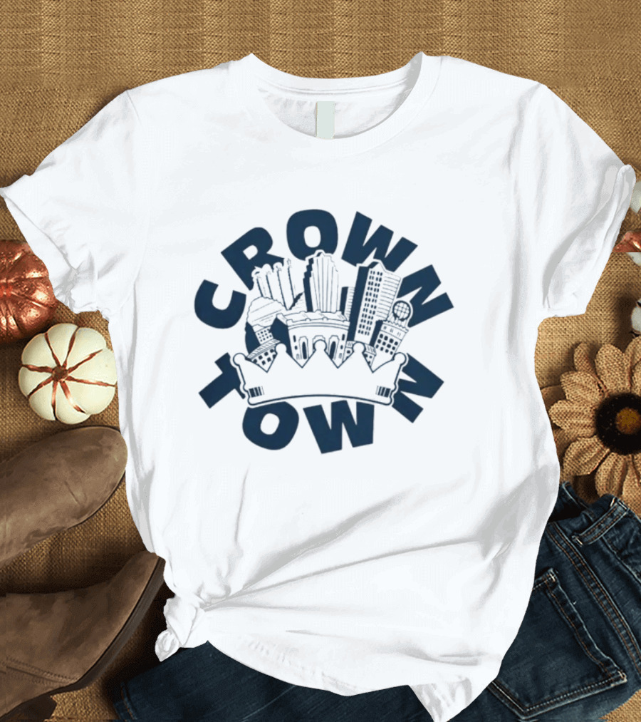 Kansas City Crown Town Skyline Architecture T-Shirt