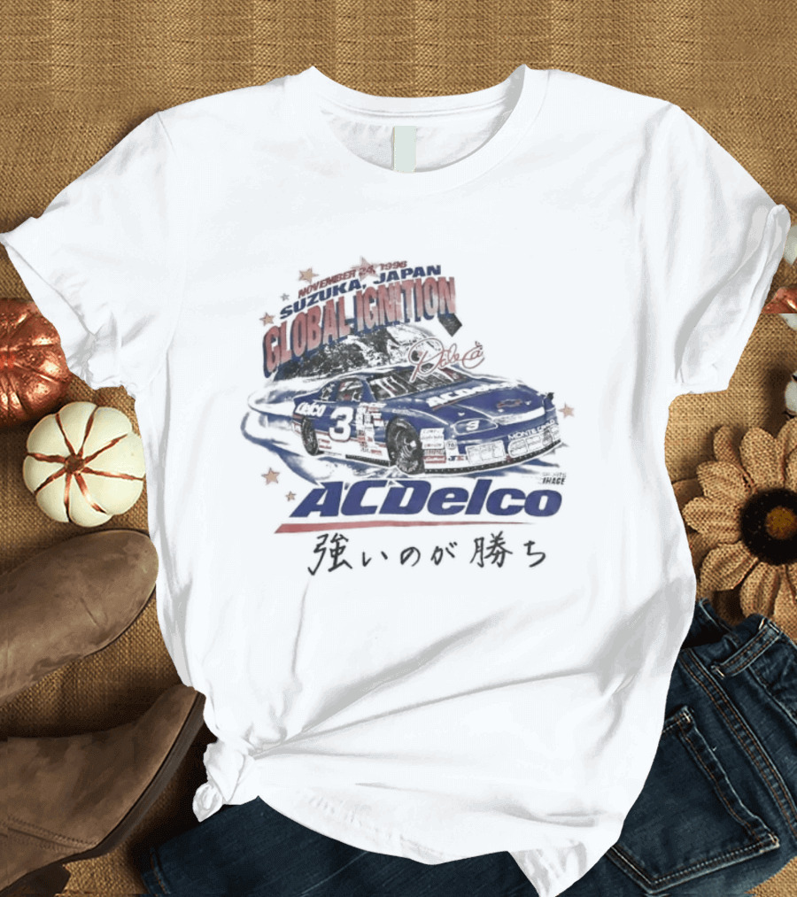 Dale Earnhardt ACDelco Global Ignition Japan Racing 1996 T-Shirt