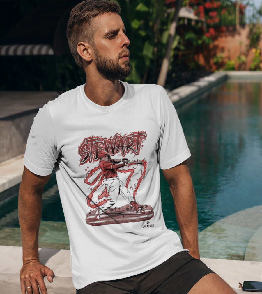 STEWART Powerful Baseball Swing T-Shirt