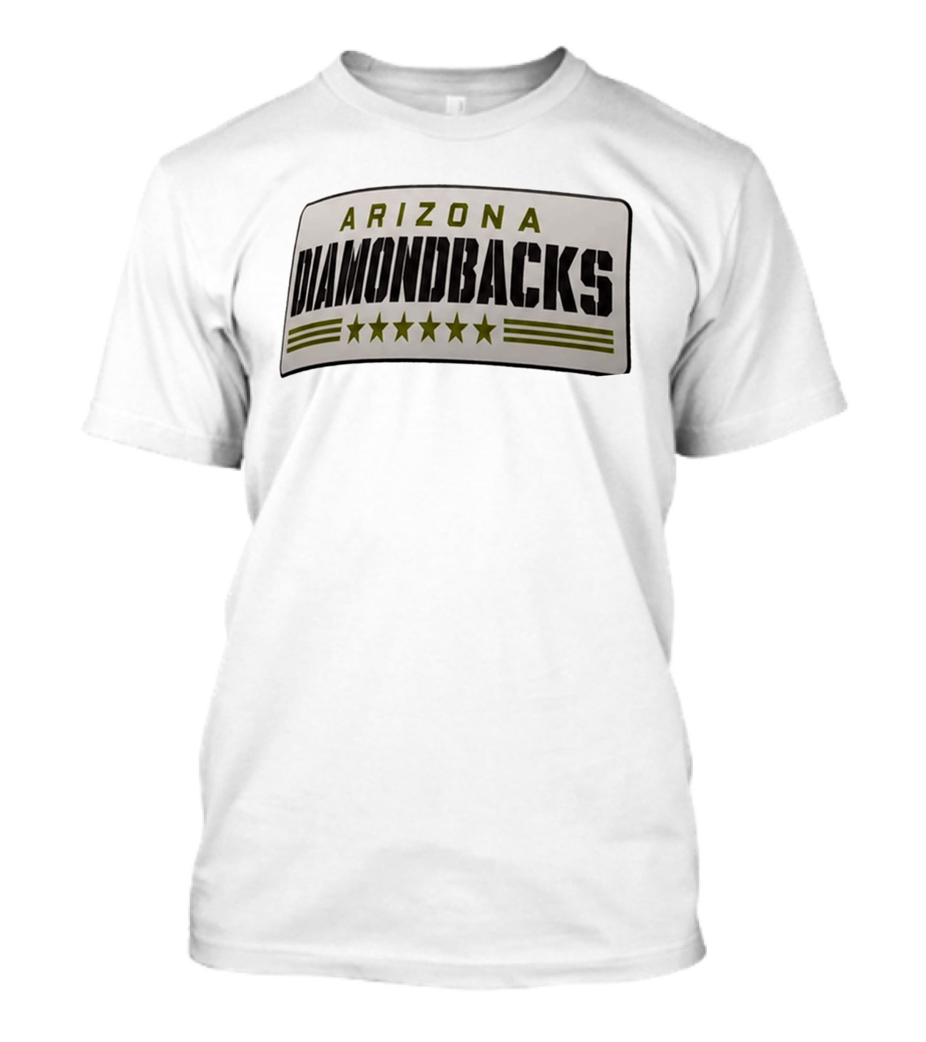 Arizona Diamondbacks Military Appreciation Stars 2026 Hat Giveaway T-Shirt