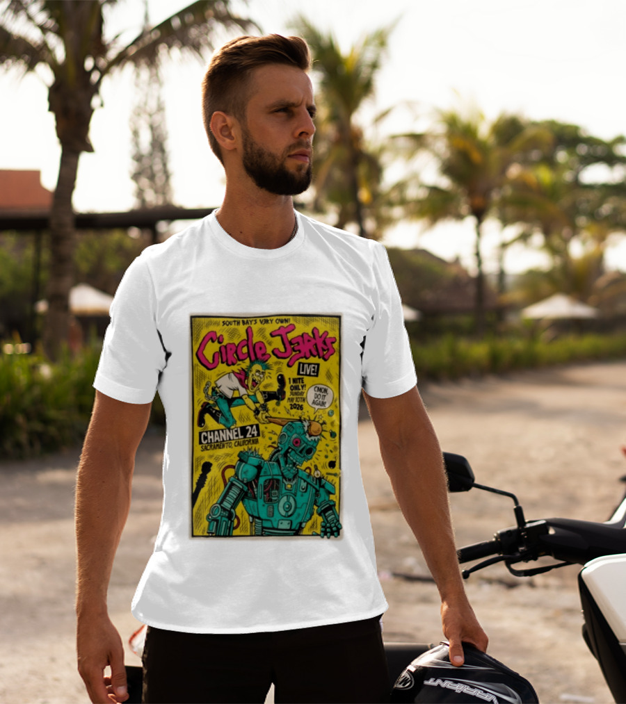 South Bay's Circle Jerks Live Sacramento Channel 24 May 10th 2026 T-Shirt