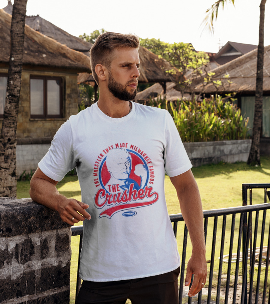 The Crusher The Wrestler That Made Milwaukee Famous T-Shirt