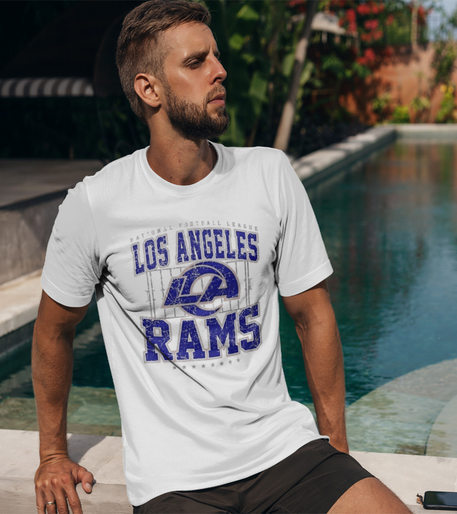 National Football League Los Angeles Rams Distressed Starter T-Shirt