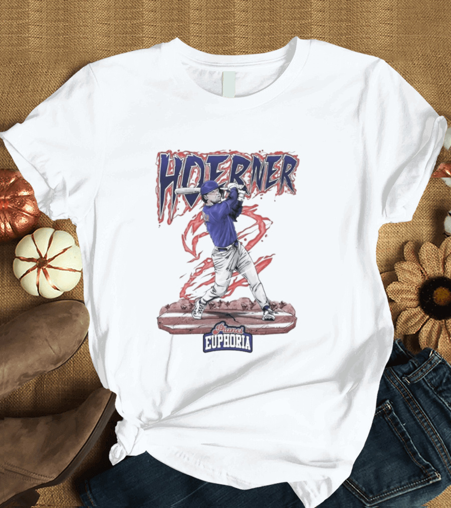 Hoerner The Blue Blaze Euphoria Baseball Player T-Shirt