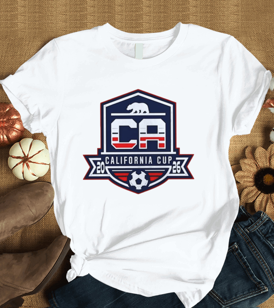 2026 California Cup Soccer CA Bear T-Shirt