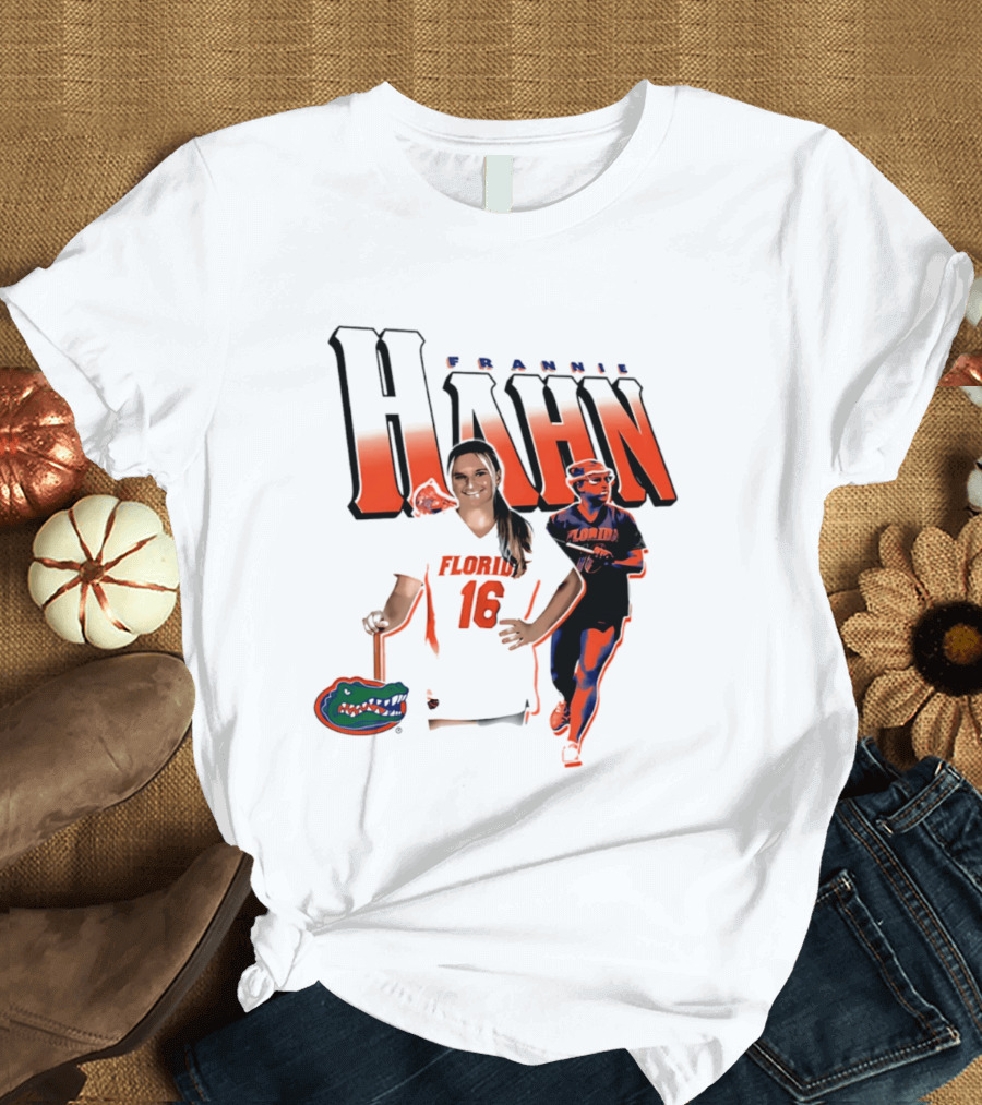 Florida Gators Lacrosse Frannie Hahn Number 16 Sports Team T-Shirt