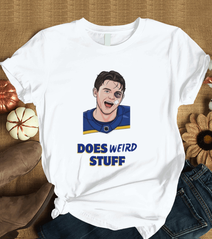 Jordan Binnington St. Louis Blues Does Weird Stuff T-Shirt