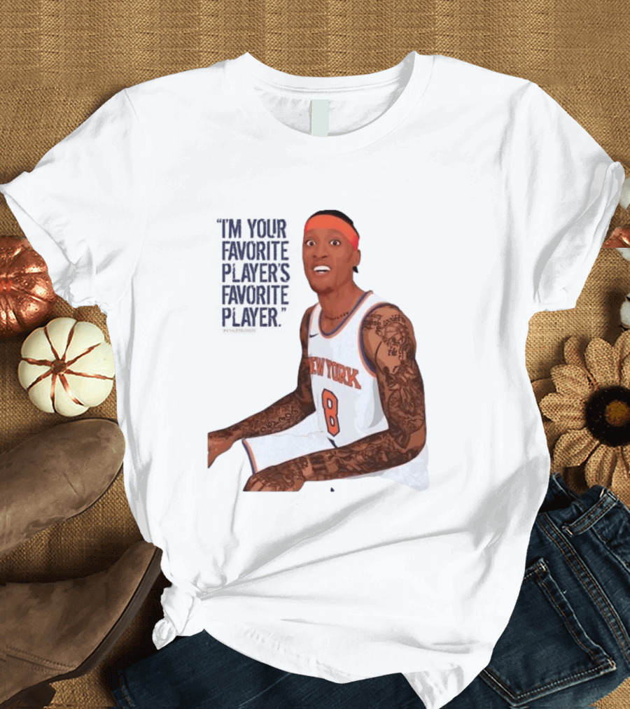 Michael Beasley I'm Your Favorite Player's Favorite Player New York Basketball 8 Tattoos T-Shirt