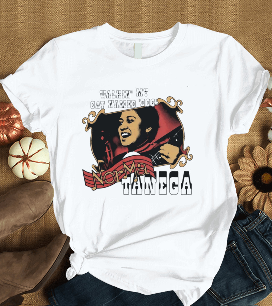 Norma Tanega Walkin' My Cat Named Dog T-Shirt