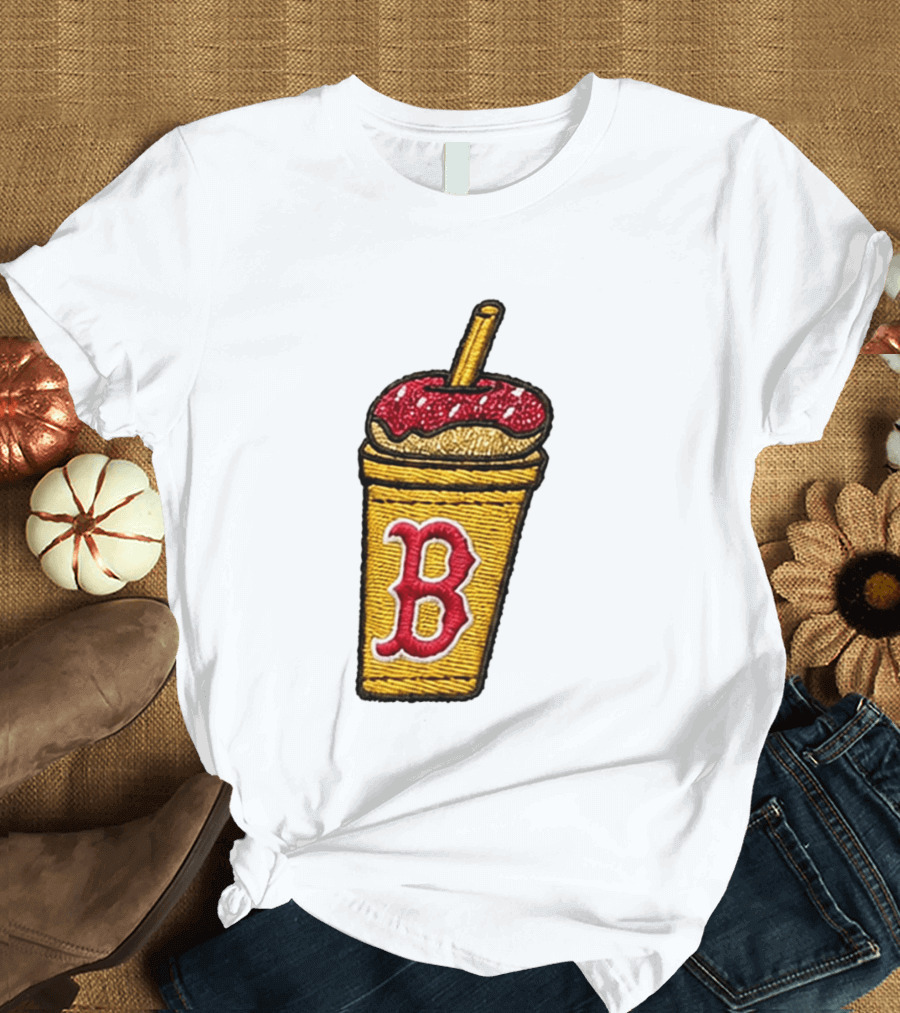 Red Sox Dunkin' Iced Coffee B Cap 2026 T-Shirt