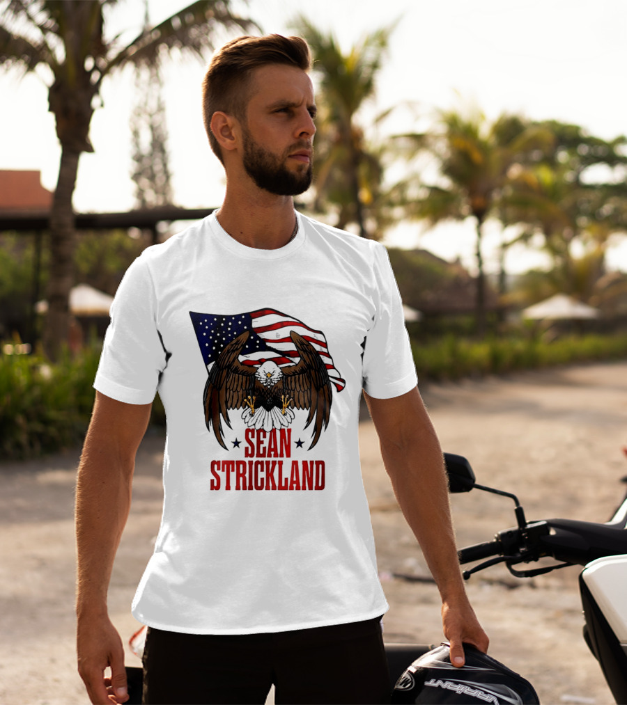 American Flag Eagle Sean Strickland UFC The Great American Hope T-Shirt