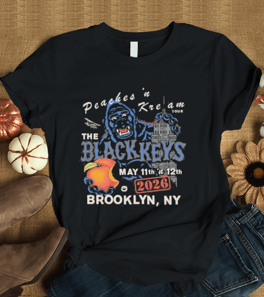 The Black Keys Peaches N Keem Tour Brooklyn May 11 12 2026 NYC T-Shirt