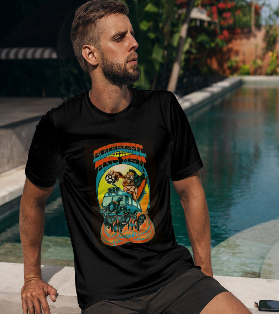 Black Barrel And The Bad Men Hope AK 5 16 2026 Psychedelic Van Race T-Shirt