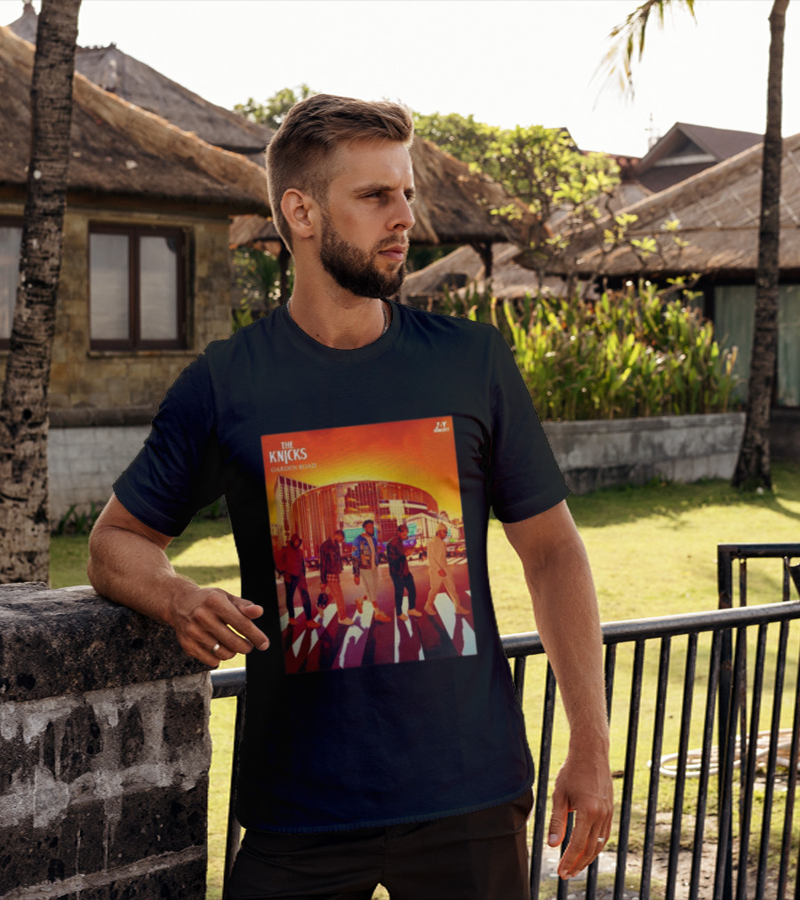 The Knicks Garden Road New York Knicks Madison Square Garden Abbey Road T-Shirt