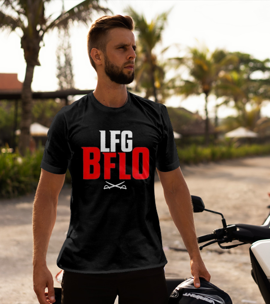 LFG BFLO Crossed Swords Hockey T-Shirt