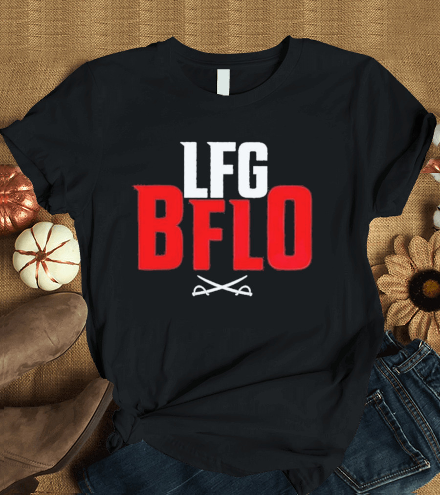 LFG BFLO Crossed Swords Hockey T-Shirt