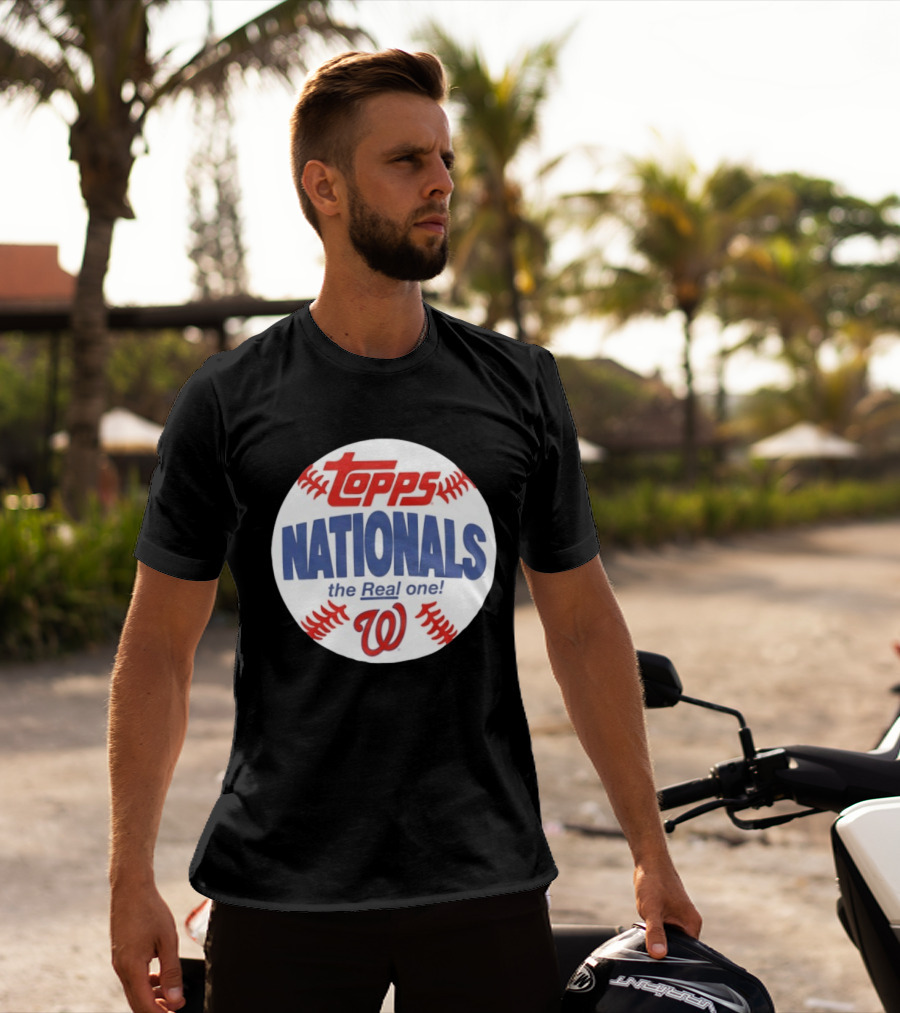 Topps Nationals The Real One MLB W Baseball T-Shirt