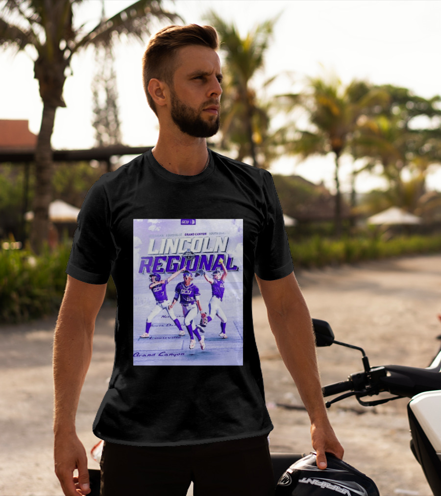 Grand Canyon Antelopes Softball Lincoln Regional Nebraska Louisville South Dakota GCU T-Shirt