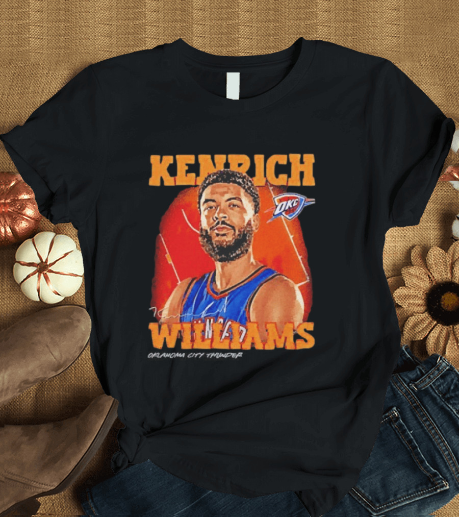 Kenrich Williams Oklahoma City Thunder OKC Basketball Player T-Shirt