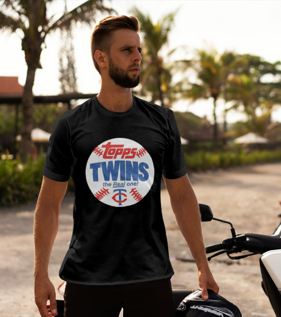 Minnesota Twins Topps The Real One Baseball Collection T-Shirt