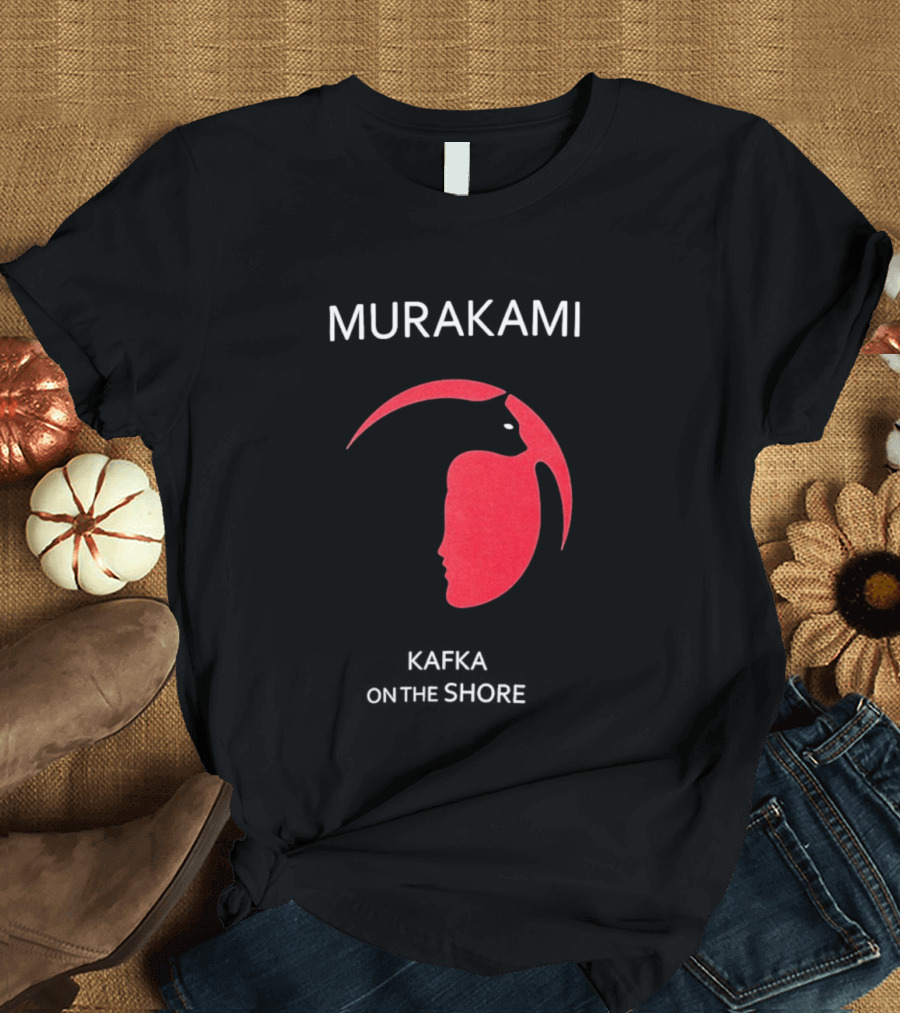 Murakami Kafka On The Shore Red Face T-Shirt