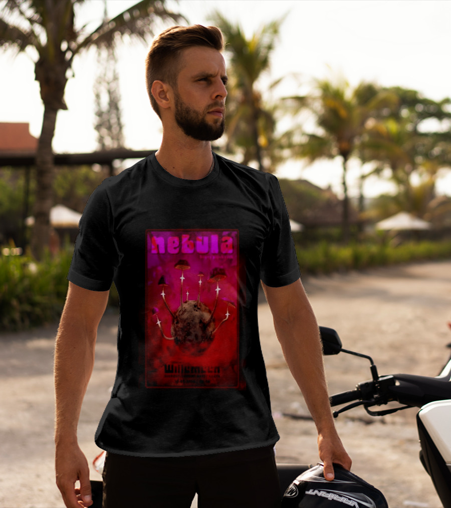 Nebula Willemeen Arnhem Netherlands May 30 2026 Surreal Mushrooms T-Shirt