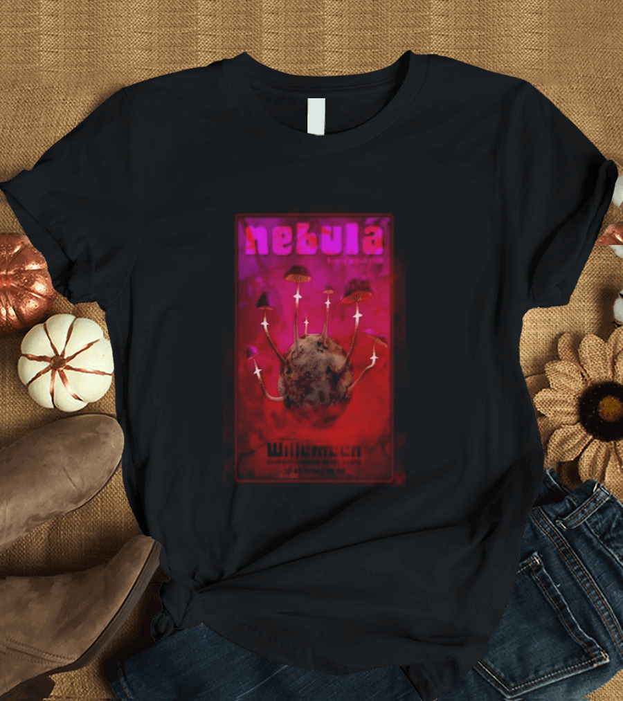 Nebula Willemeen Arnhem Netherlands May 30 2026 Surreal Mushrooms T-Shirt