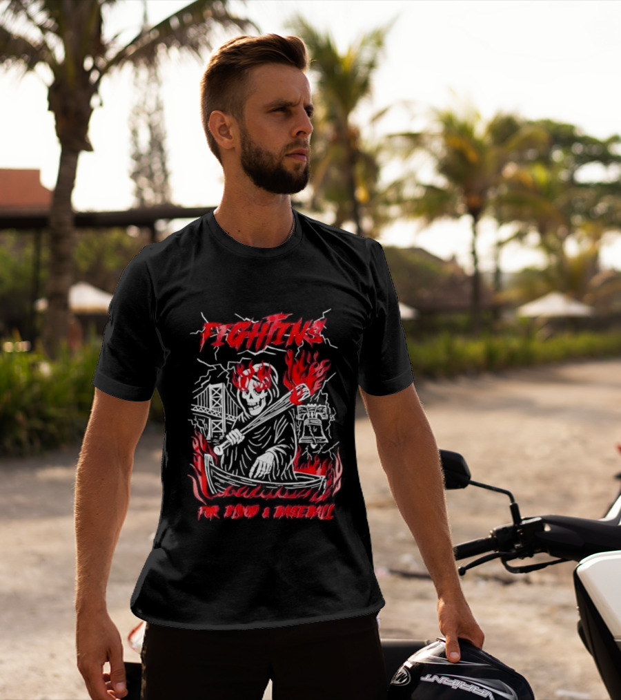 Philadelphia Phillies Fightin' For Blood And Baseball T-Shirt