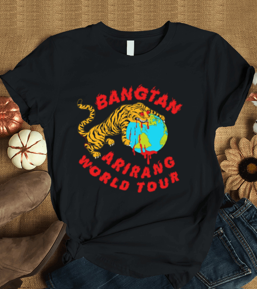 Bangtan Arirang World Tour Tiger Earth T-Shirt