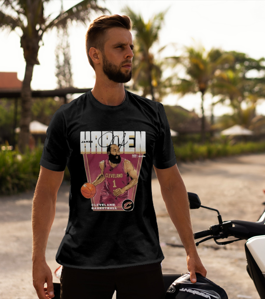 James Harden Cleveland Basketball 500 Level NBA Signature Edition T-Shirt