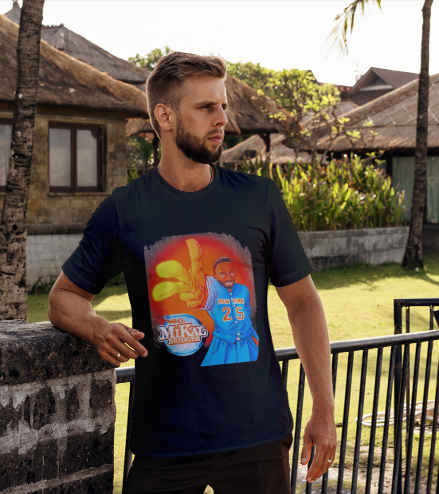 New York 25 Mikal Bridges No Longer Ghost Files T-Shirt