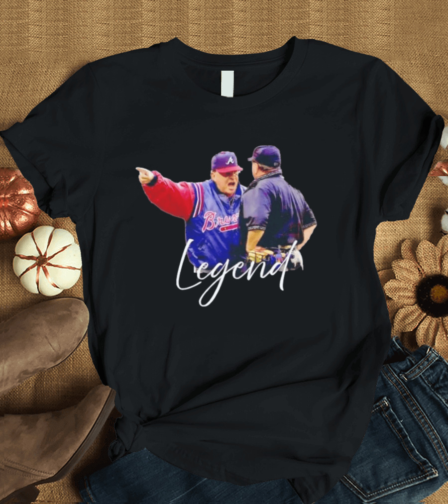 Legend Braves Bobby Cox Heated Argument With Referee T-Shirt