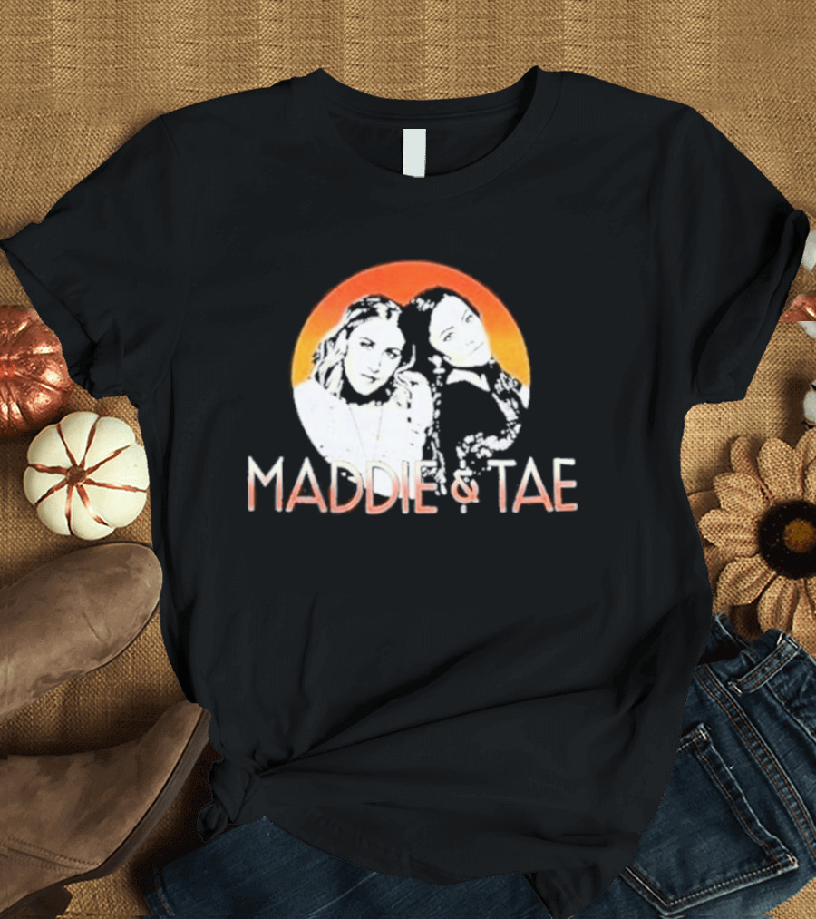 Maddie & Tae Country Music Duo Orange Arch T-Shirt