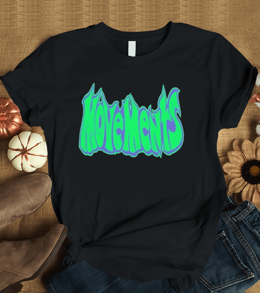 Movements Back In My Ways Neon Vaporwave Style Font T-Shirt