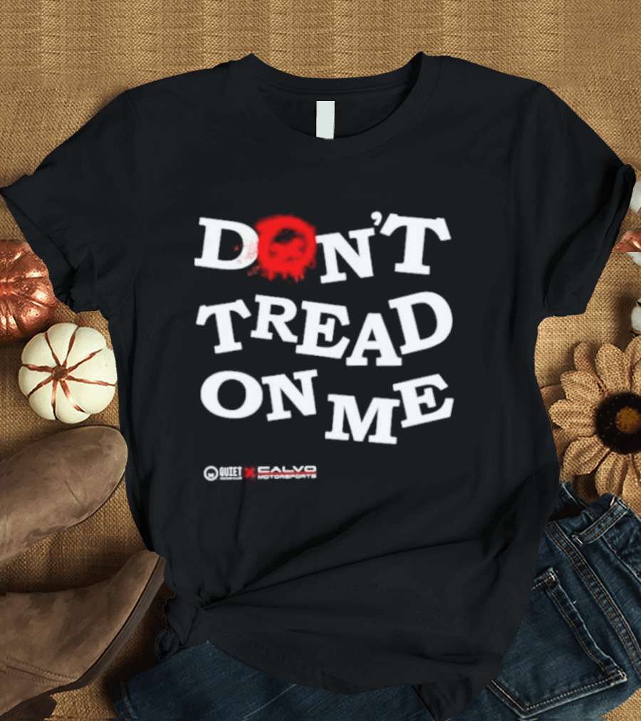 Quiet Racing Club Don't Tread On Me Skull T-Shirt