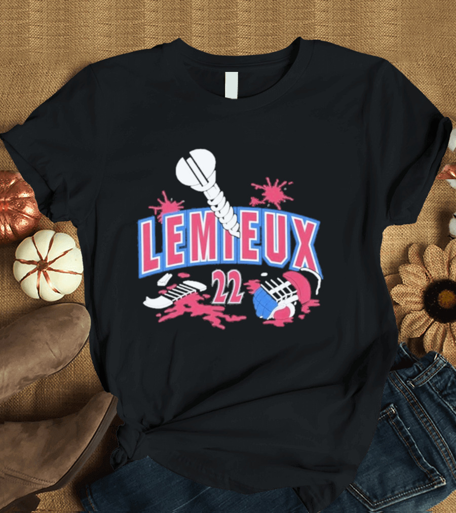 Lemieux 22 Screw Detroit Red Wings Hockey T-Shirt