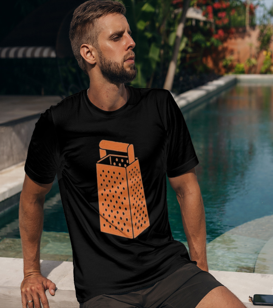Shredded Cheese Grater Kitchen Tool Humor T-Shirt