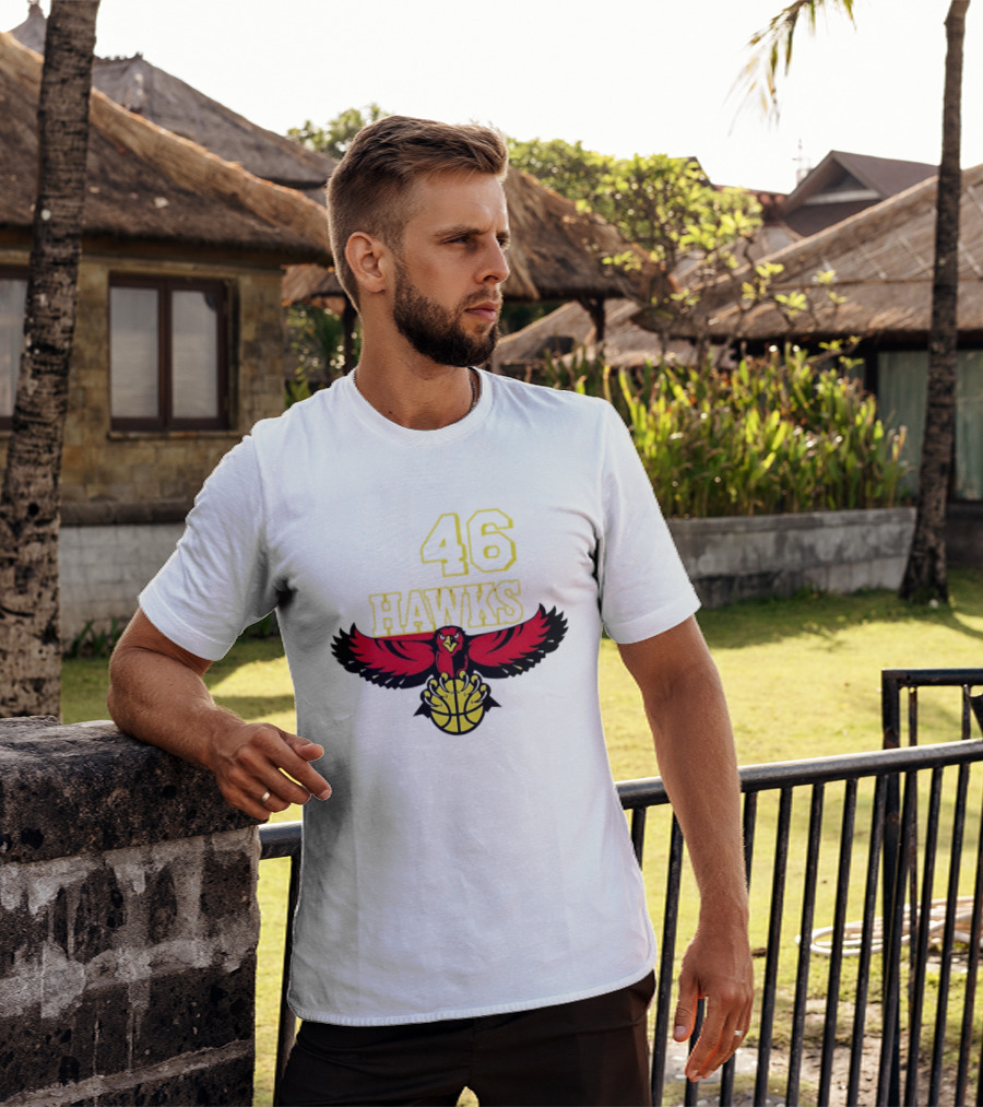 Atlanta Hawks 46 Iconic Basketball Team T-Shirt