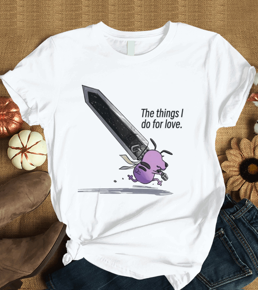 Courage The Cowardly Dog The Things I Do For Love Giant Sword Adventure T-Shirt