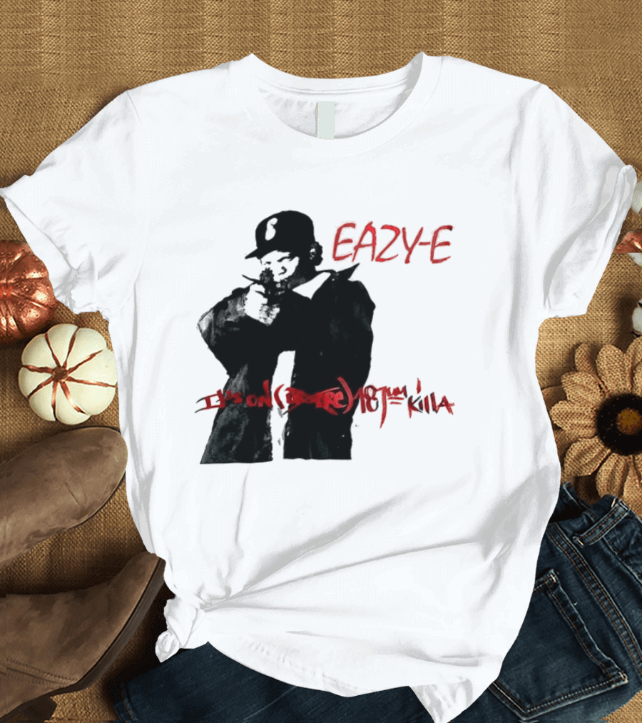 Eazy E It's On Dr. Dre 187um Killa Vintage Style Tribute 90s Hip Hop T-Shirt