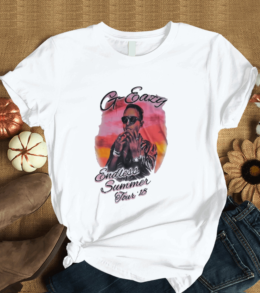 G Eazy Endless Summer Tour 2018 Retro Sunset T-Shirt