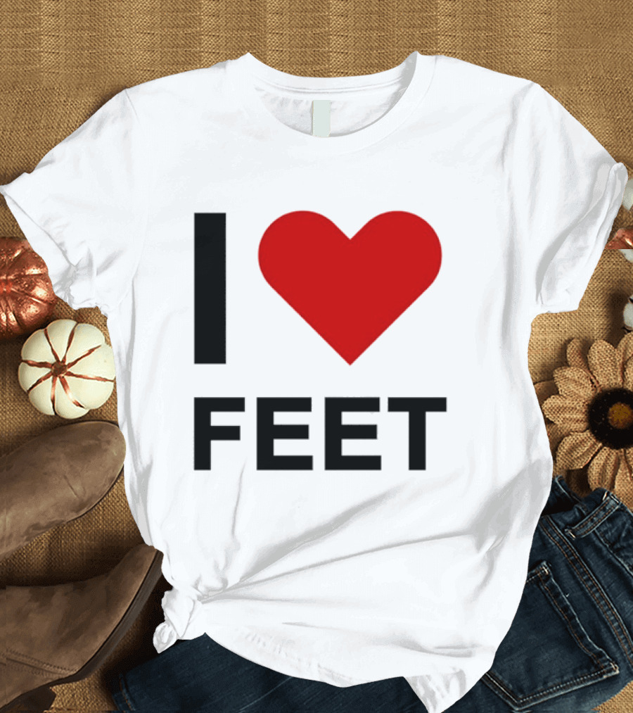 I Heart Feet T-Shirt