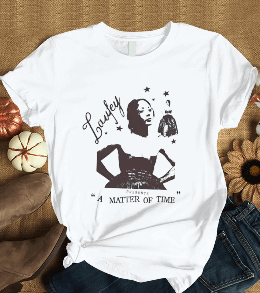 Laufey A Matter Of Time Features Retro Silhouette And Stars T-Shirt